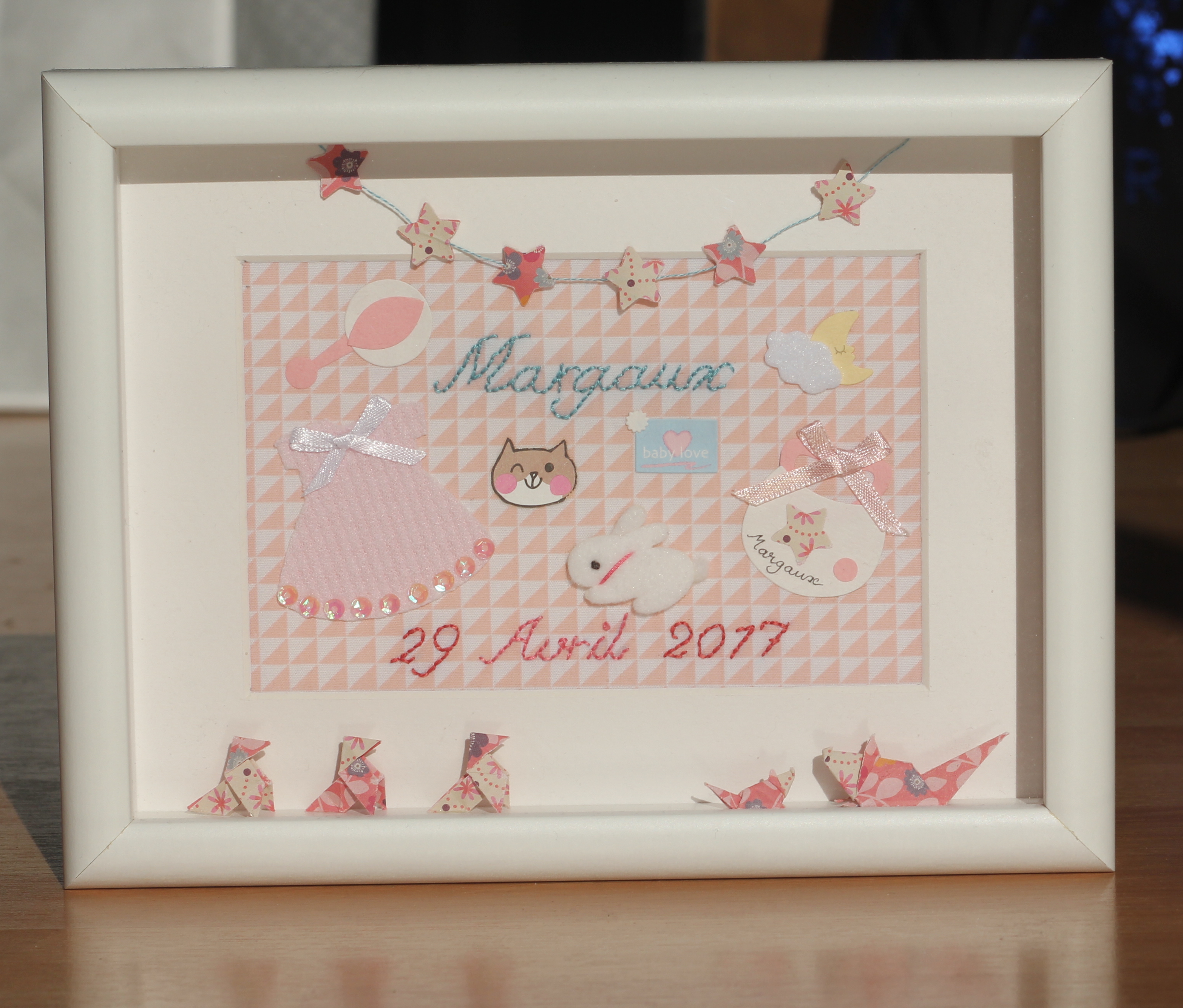 Le tableau de naissance fini