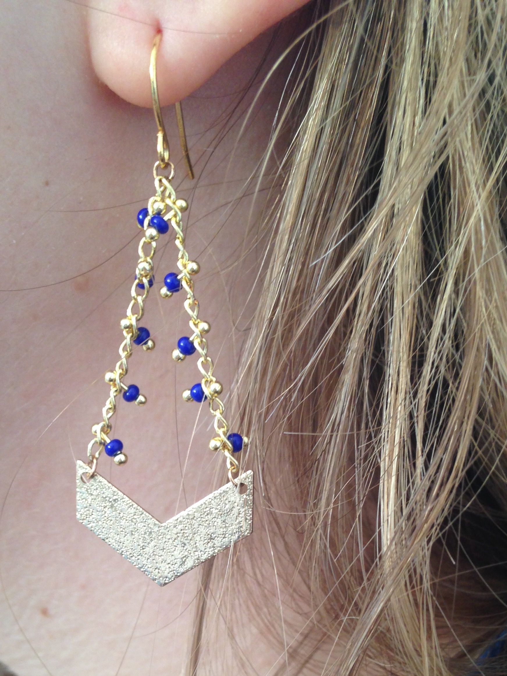 Boucle d'oreille express terminée