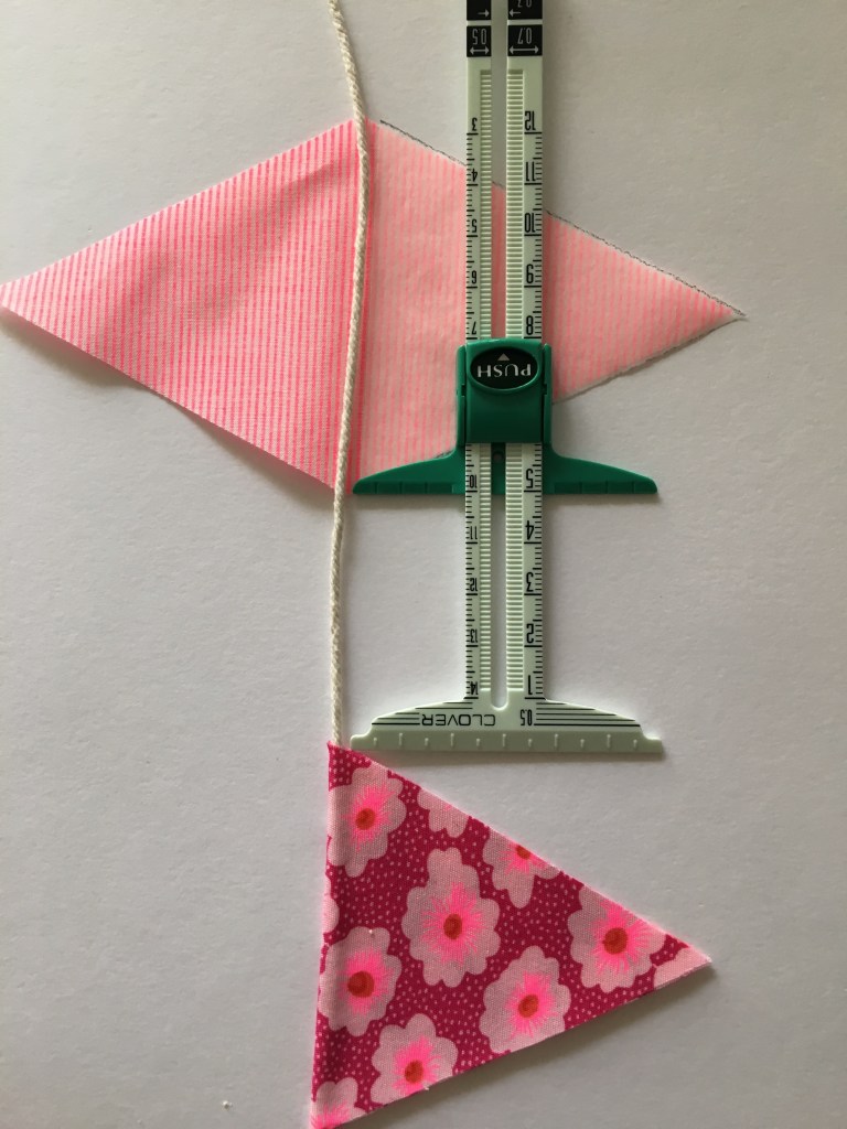 Espacement entre les fanions