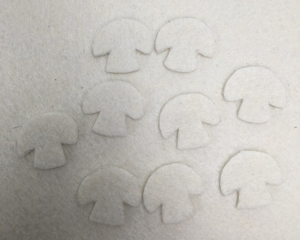 Lamelles découpées