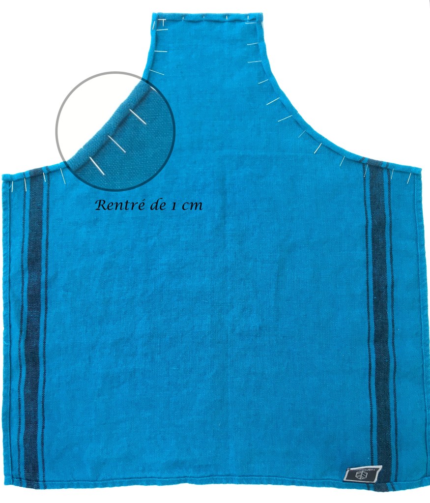 Rentré épinglé, prêt à coudre