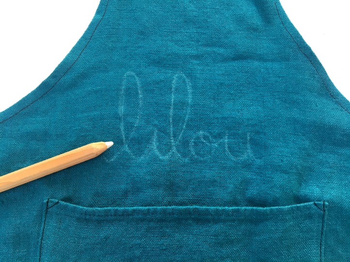 Préparer la broderie