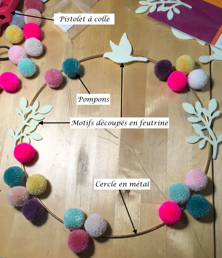 Couronne en cours de réalisation