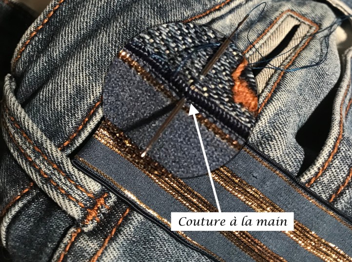 Gros plan sur la couture