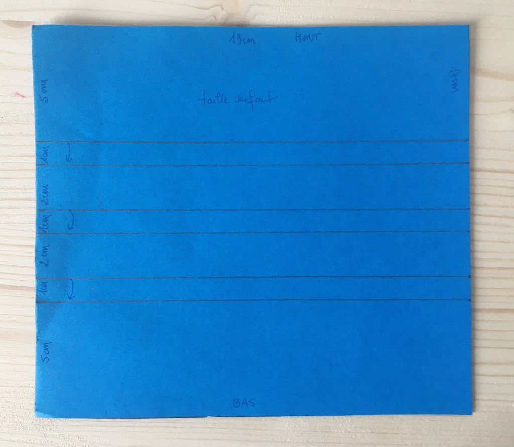 Patron masque enfant