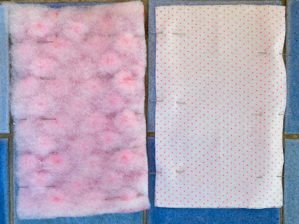 Préparation de la couture