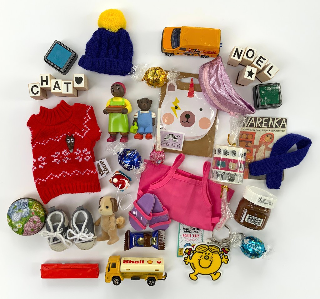 Petits cadeaux pour calendrier de l'Avent