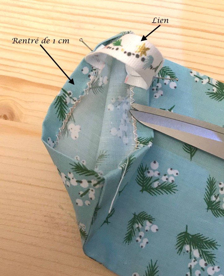 finitions haut sachet