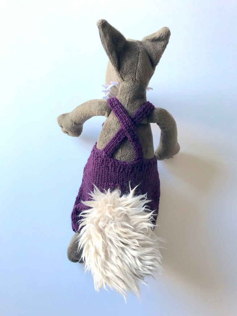 Salopette finie vue de dos