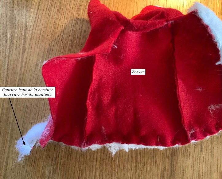 Couture bande du bas