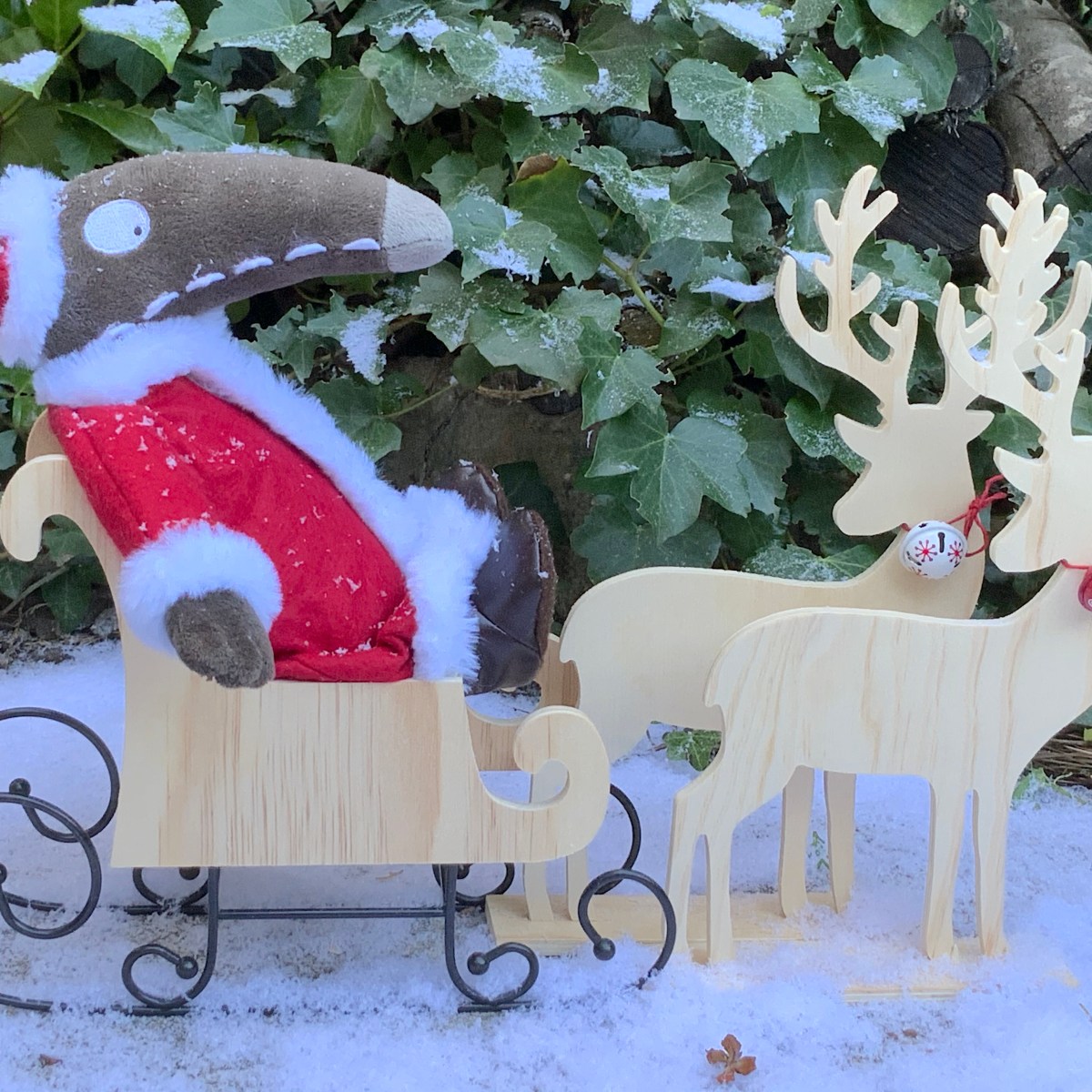 Petit Loup en Père Noël