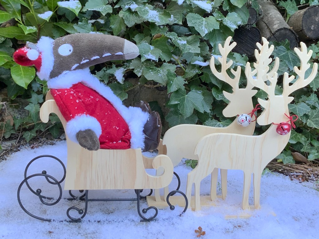 Petit Loup en Père Noël