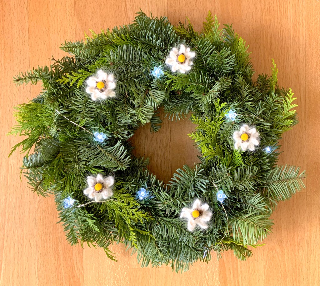 Couronne aux edelweiss