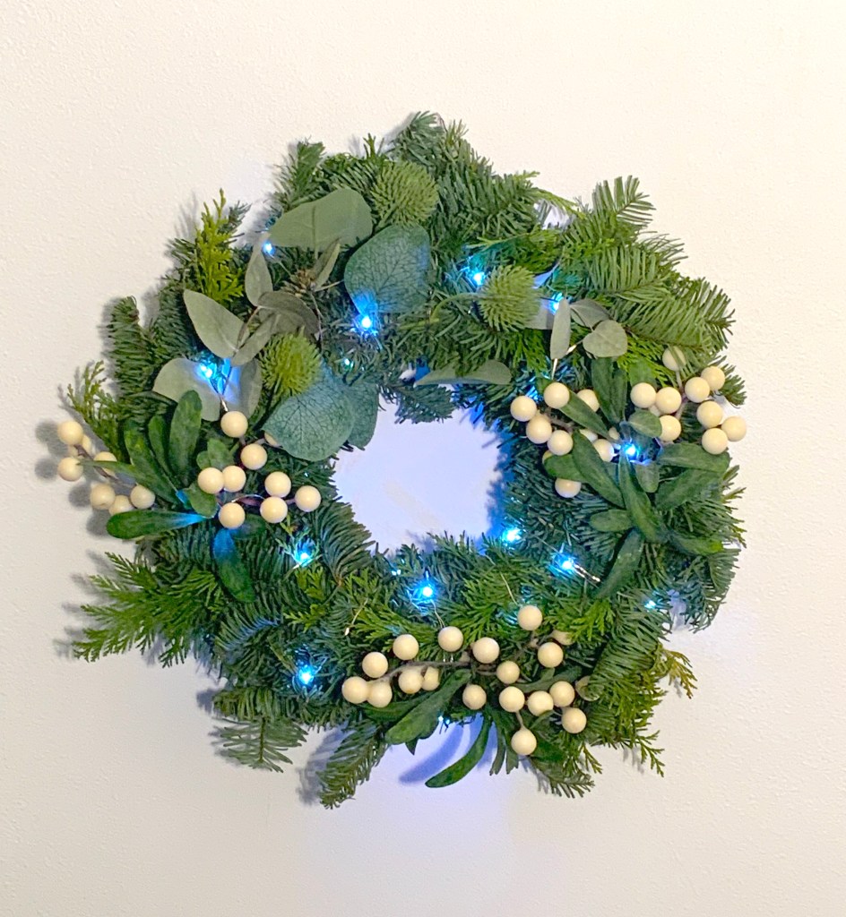 Couronne finie et allumée