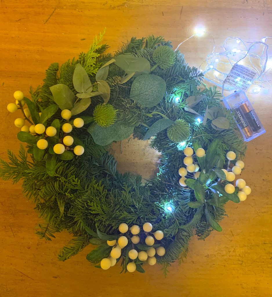 Mise en place de la guirlande