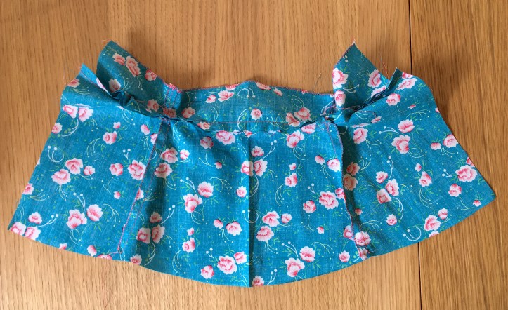 Assemblage robe vue envers