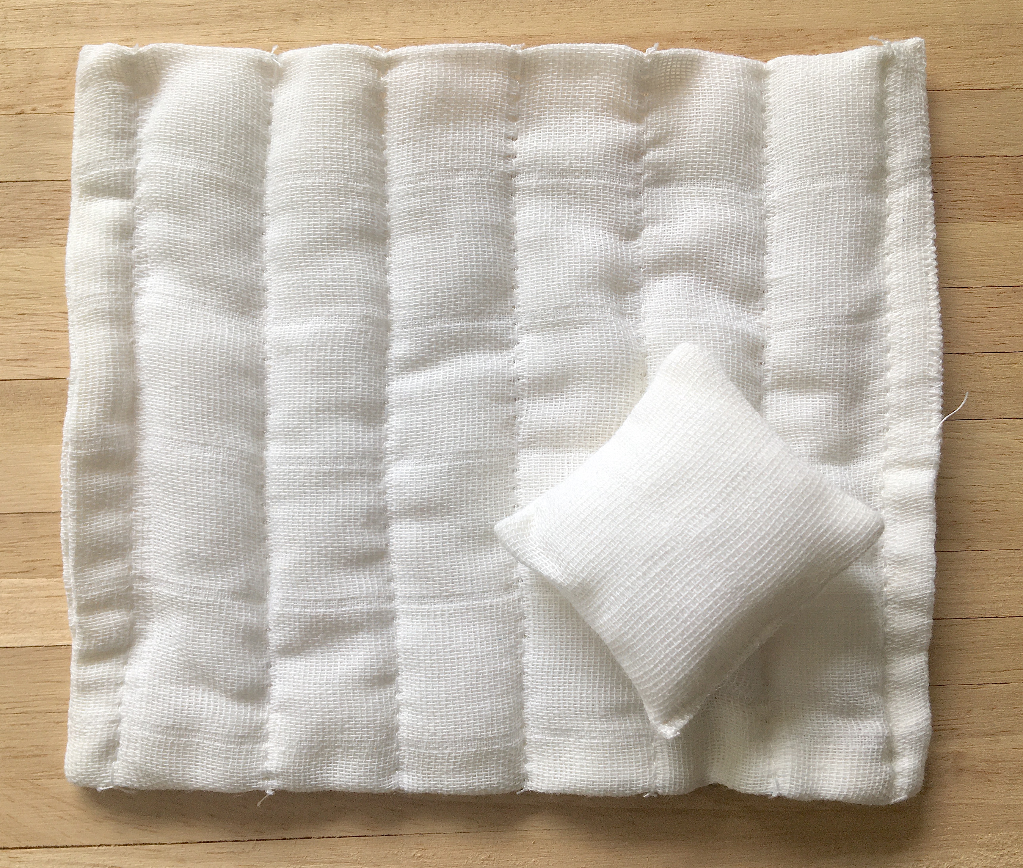 Couette et oreiller terminés