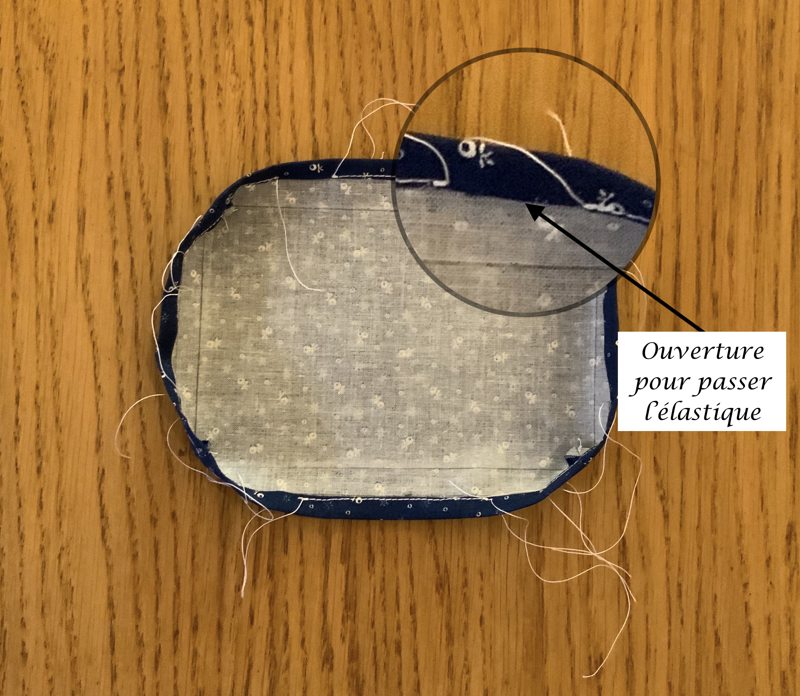 Couture du drap housse