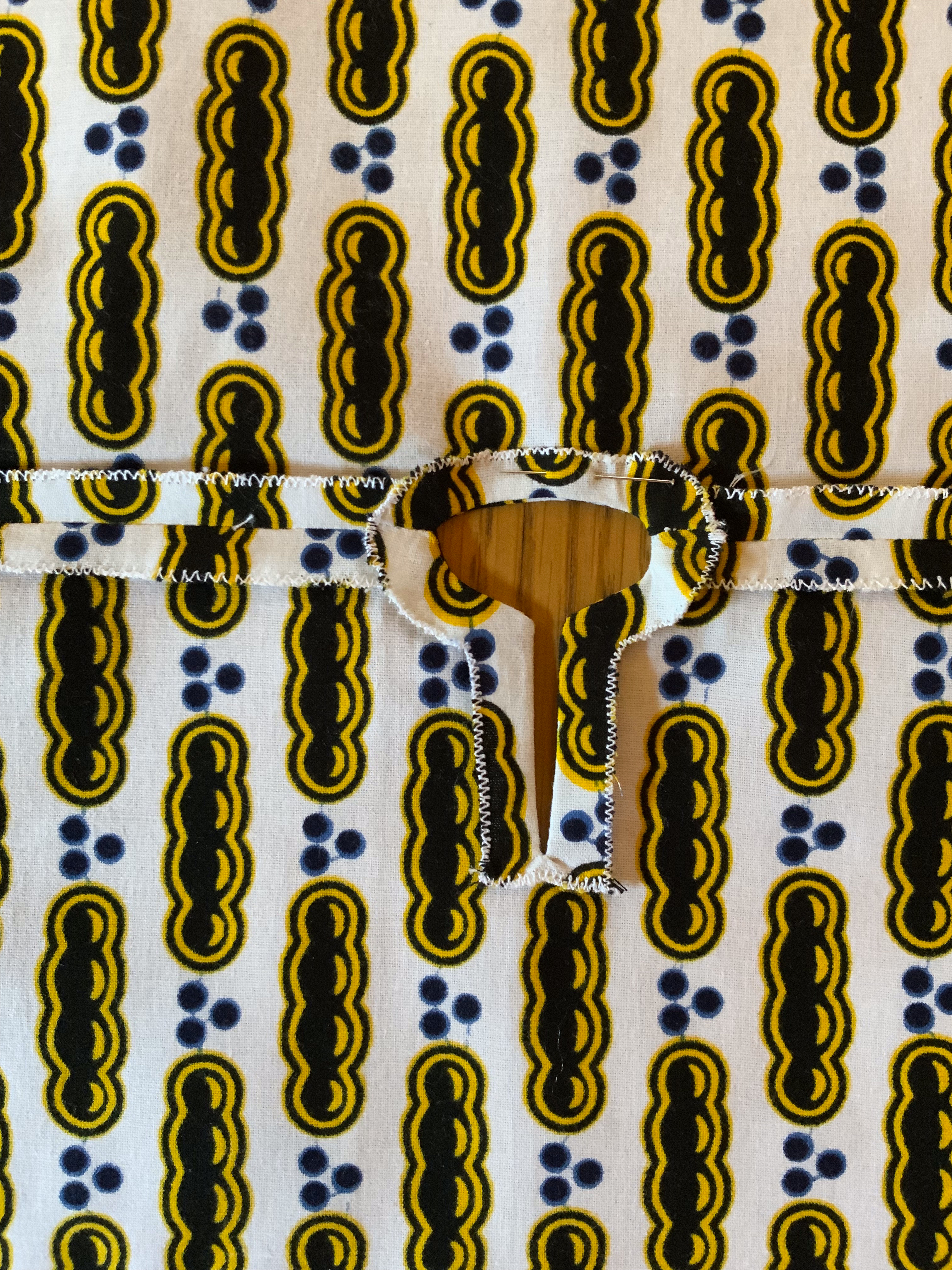 Encolure devant, envers