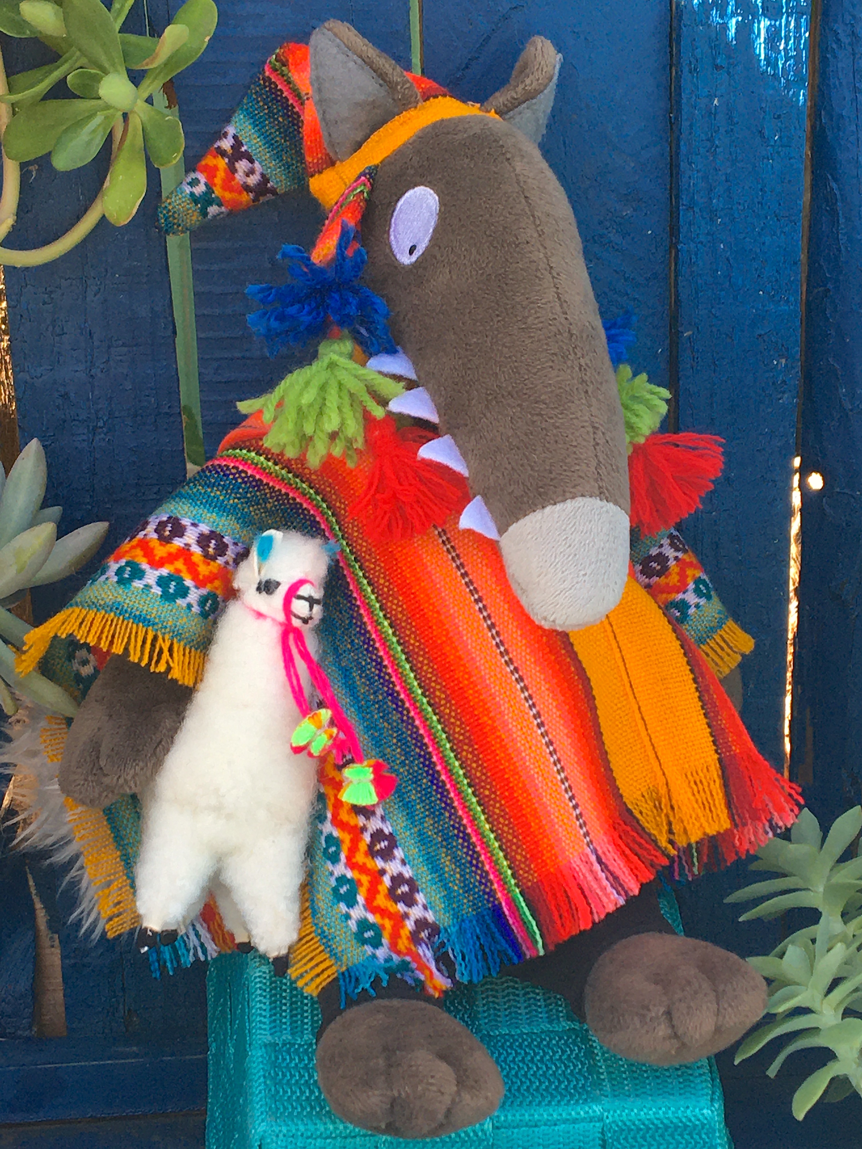 Petit Loup en poncho