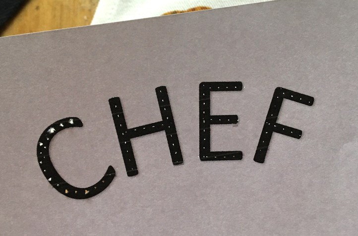 Modèle perforé par la roulette