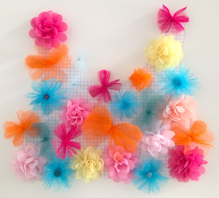 Motifs sur le patron de la brassière