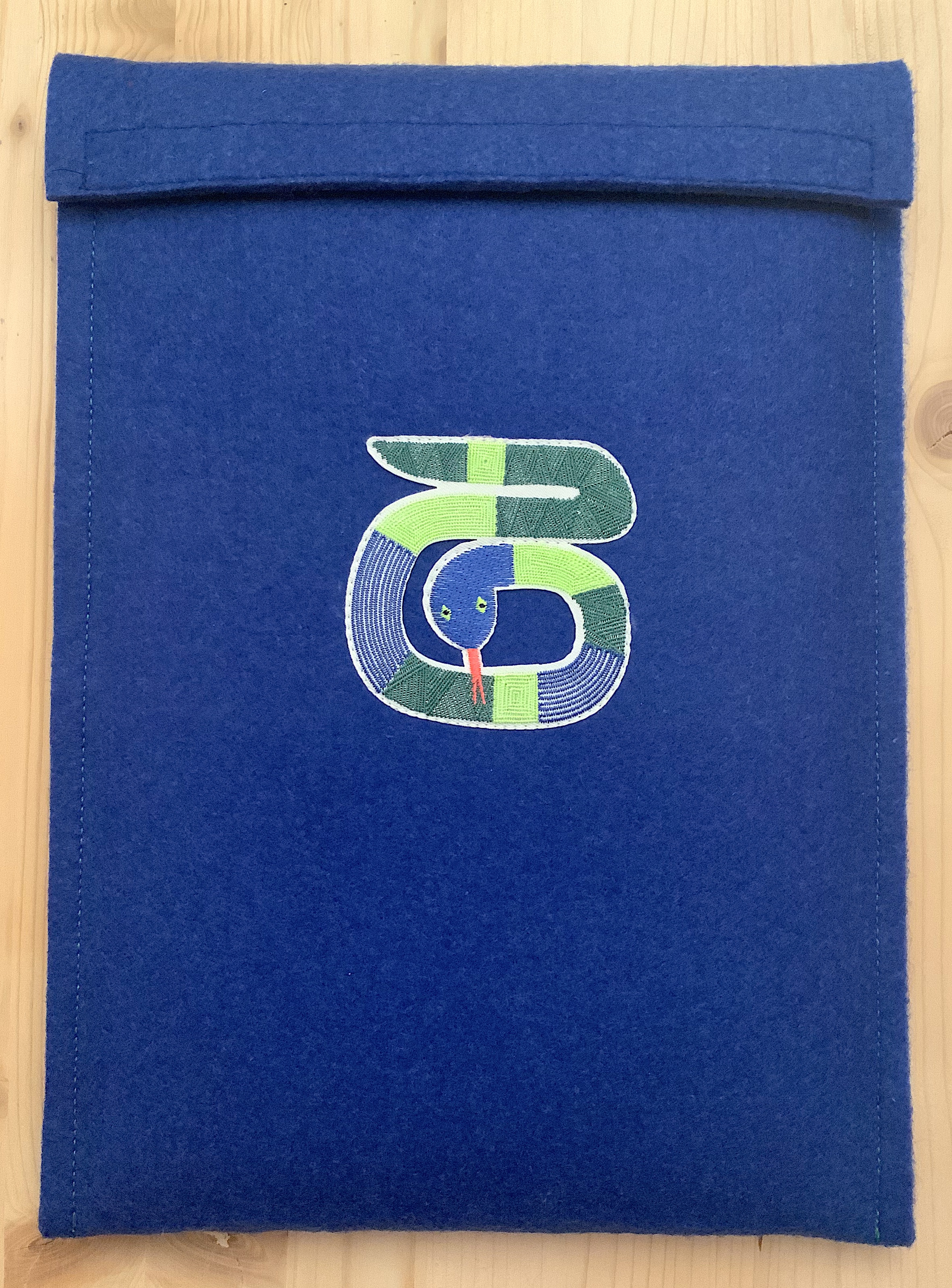 Housse d'ordinateur terminée