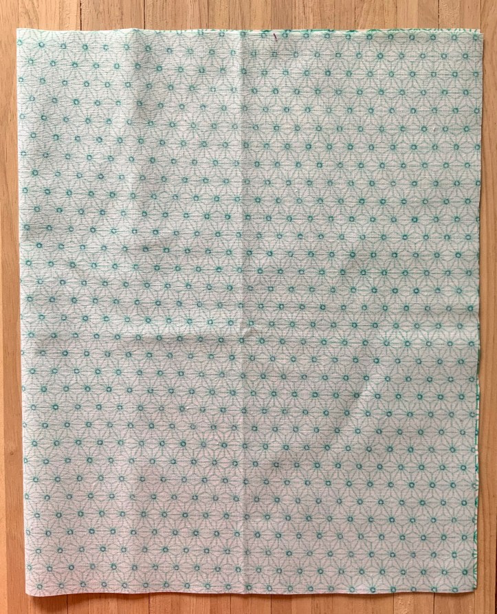 Tissu coupé sur l'envers