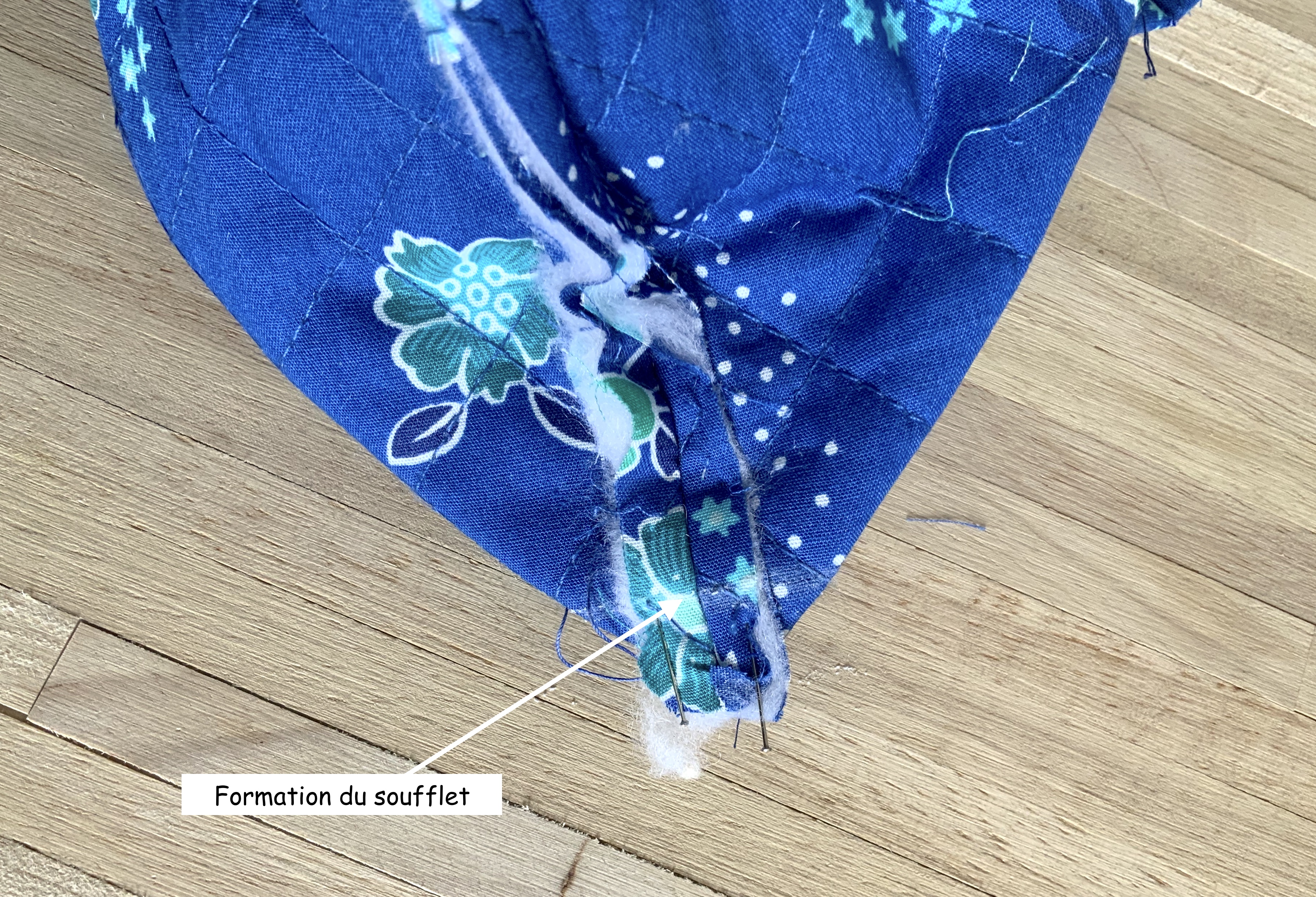 Soufflet dans les angles