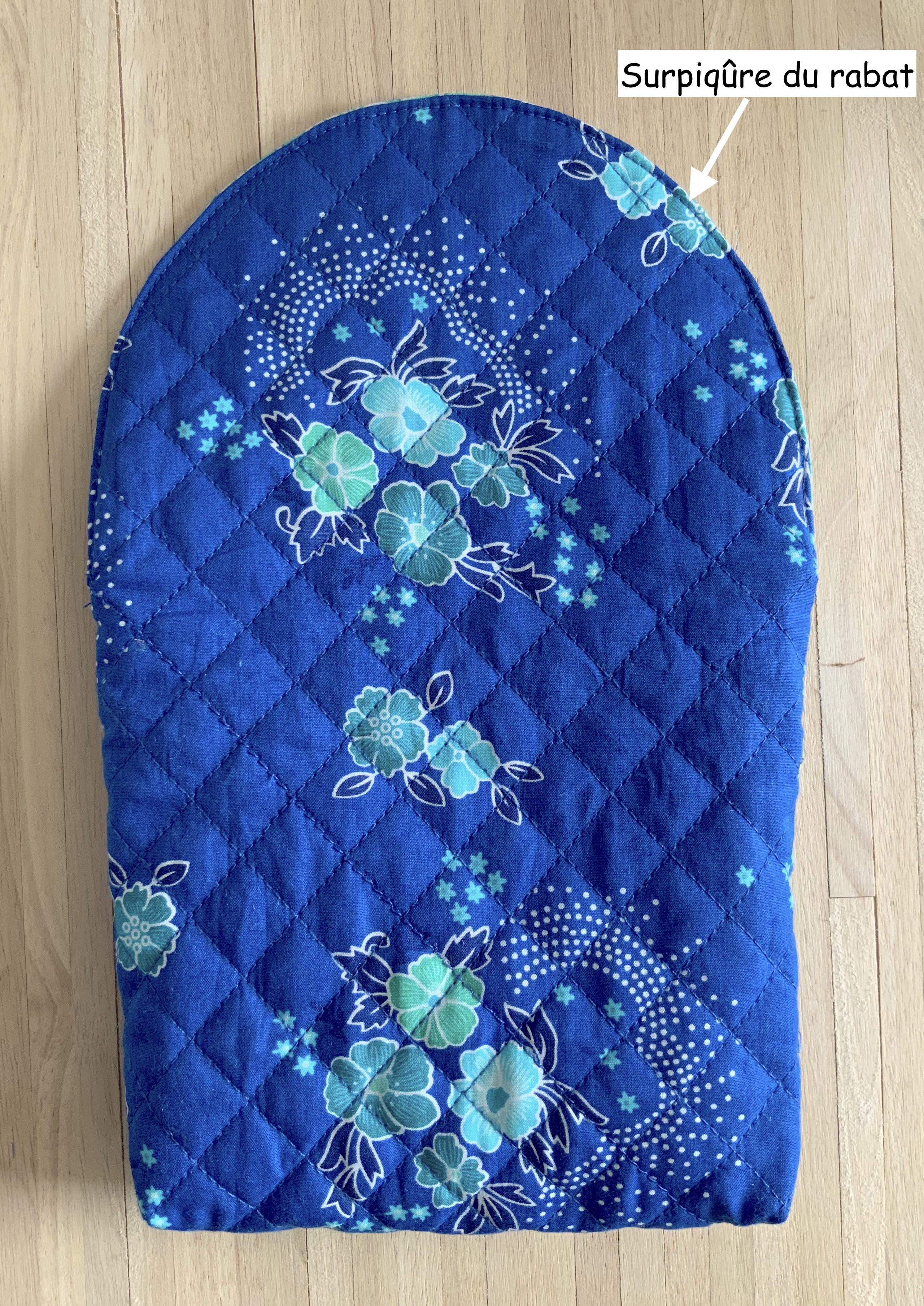 Surpiqûre vue envers