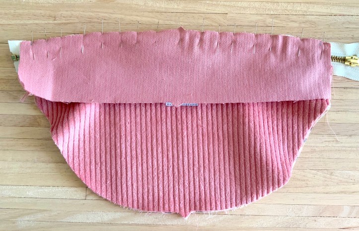 Préparation couture zip 2