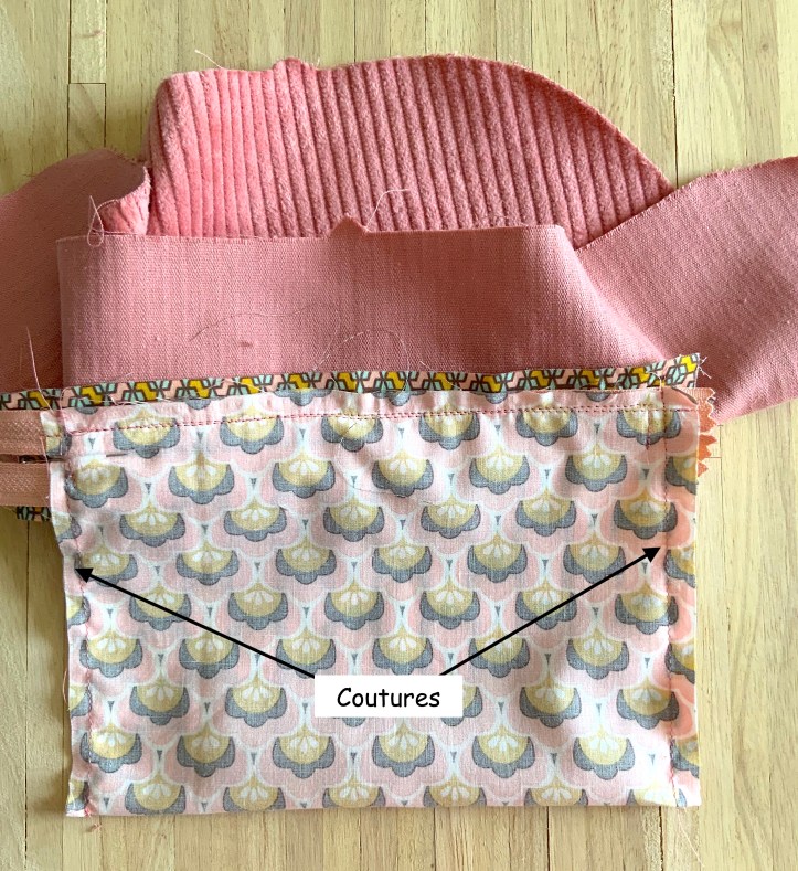 Coutures réalisées