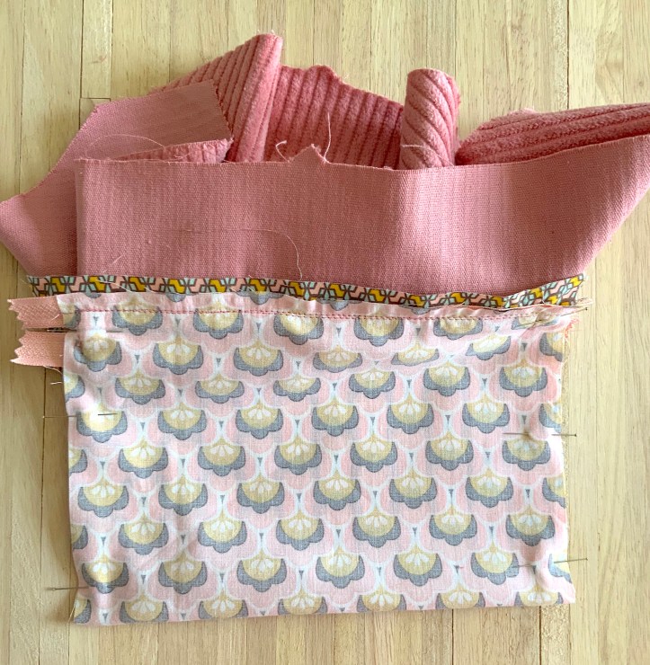 Fermeture poche, préparation